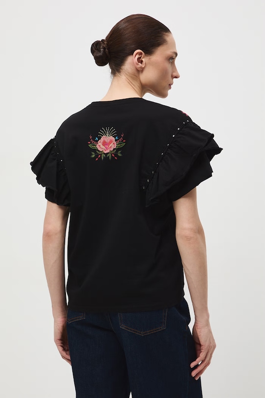 Medicine t-shirt bawełniany RS26-TSD482 czarny