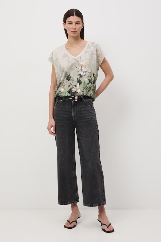 Medicine t-shirt damski bawełniany RS26-TSD500 beżowy RS26