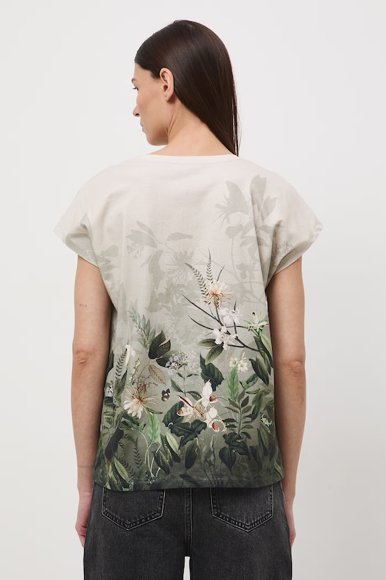 Odzież Medicine t-shirt damski bawełniany RS26-TSD500 beżowy