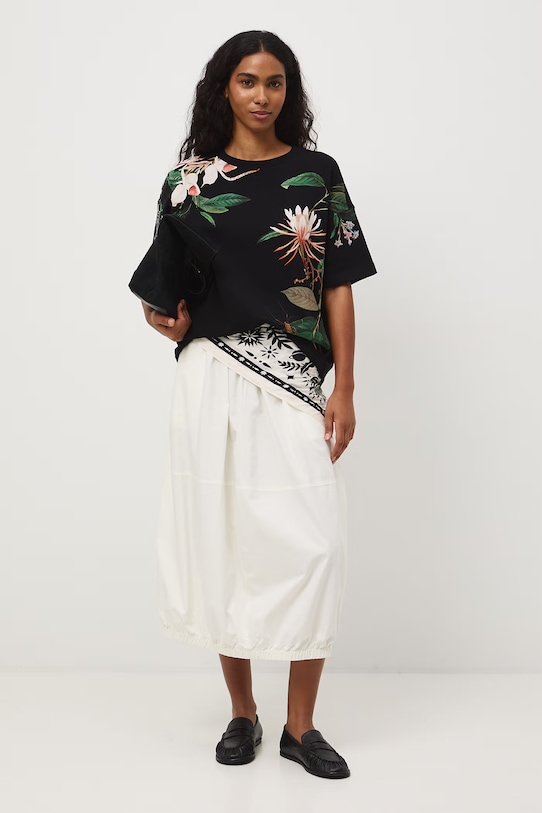 Medicine t-shirt oversize damski bawełniany RS26-TSD501 czarny RS26