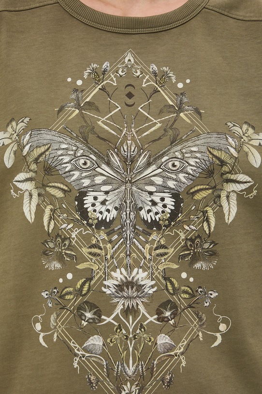 Medicine t-shirt damski bawełniany RS26-TSD503 zielony