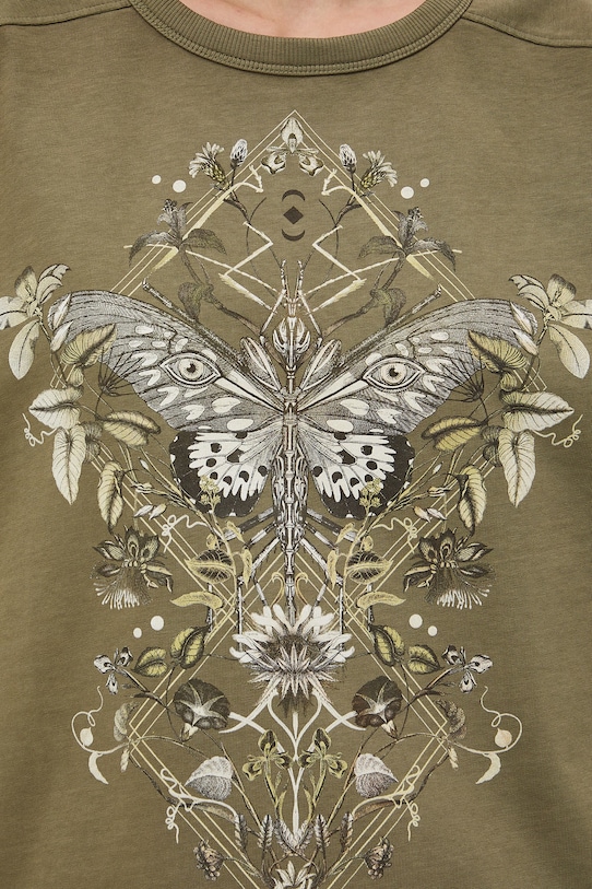 Medicine t-shirt damski bawełniany RS26-TSD503 zielony