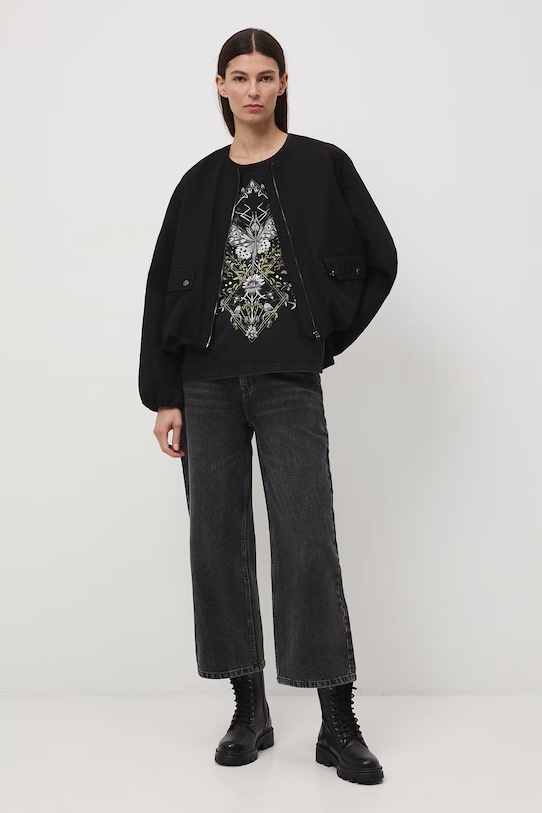 Medicine t-shirt damski bawełniany RS26-TSD503 szary RS26