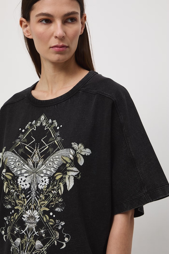 Medicine t-shirt damski bawełniany szary RS26-TSD503