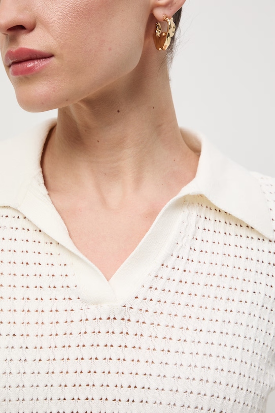 Medicine t-shirt damski bawełniany RS26-TSD509 beżowy