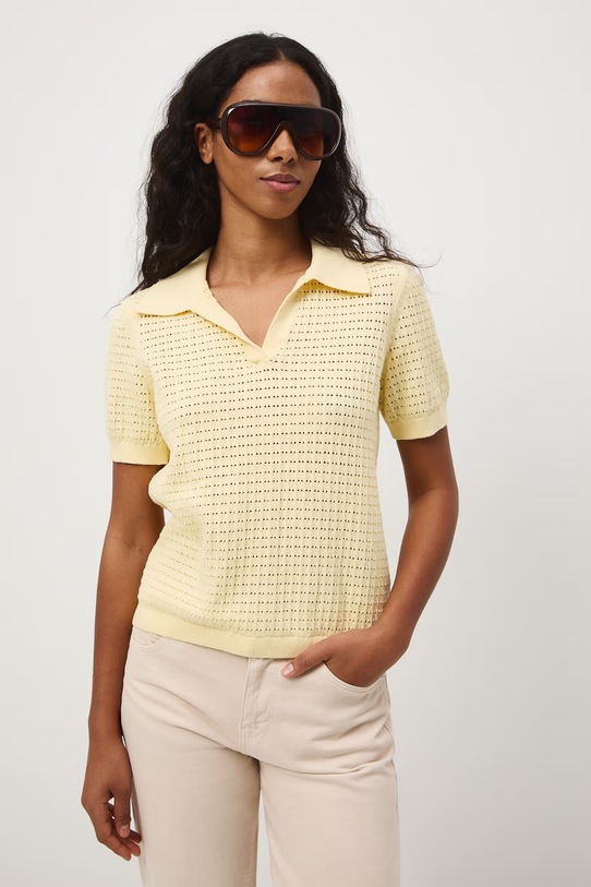 Medicine t-shirt damski bawełniany żółty RS26-TSD509