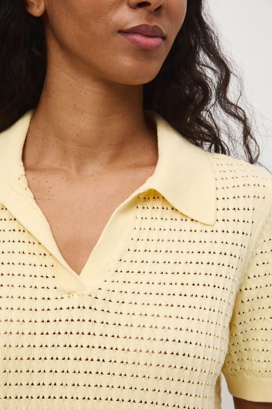 Medicine t-shirt damski bawełniany RS26-TSD509 żółty