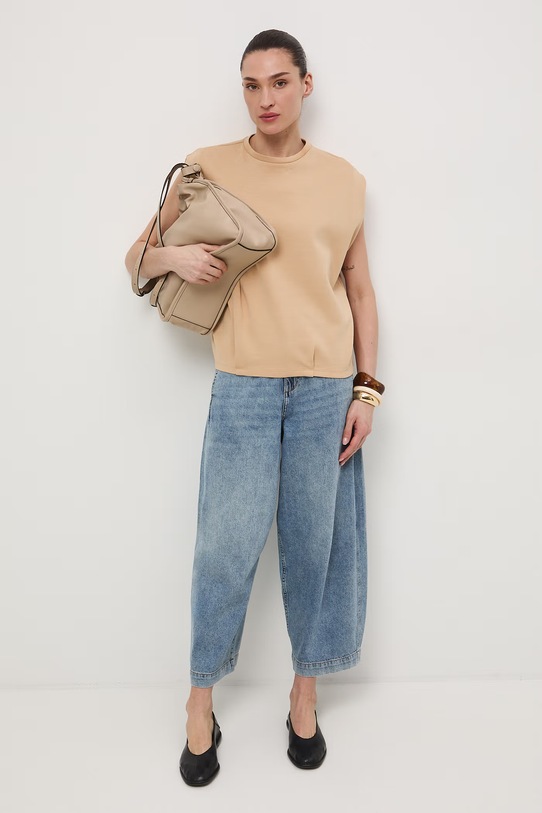 Medicine t-shirt damski RS26-TSD511 beżowy RS26