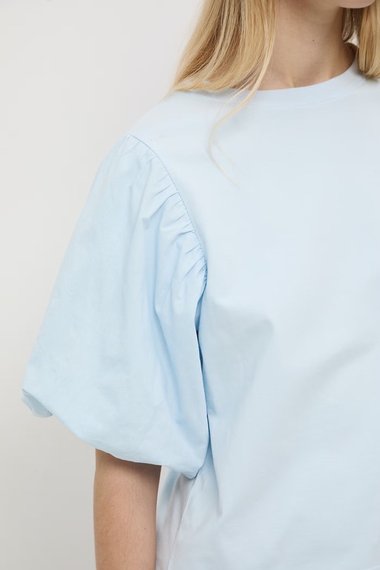 Medicine T-shirt damski bawełniany z elastanem RS26-TSD604 niebieski