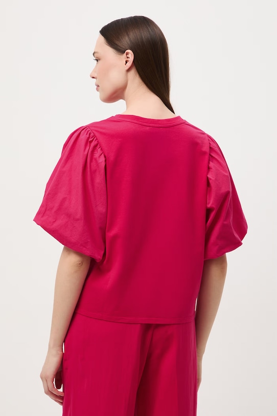 Odzież Medicine T-shirt damski bawełniany z elastanem RS26-TSD604 różowy