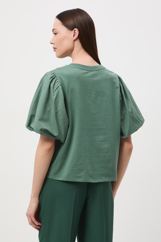 Odzież Medicine T-shirt damski bawełniany z elastanem RS26-TSD604 zielony