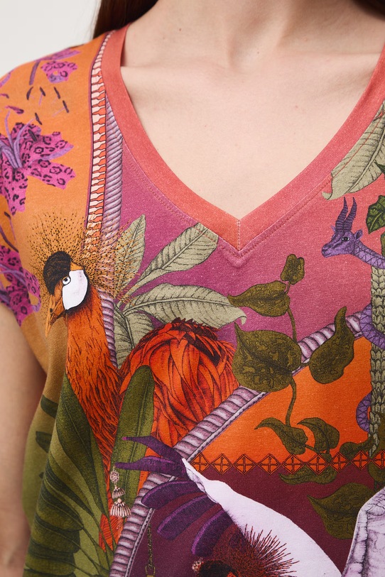 Medicine t-shirt damski bawełniany z elastanem RS26-TSD650