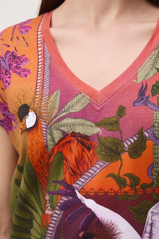 Medicine t-shirt damski bawełniany z elastanem RS26-TSD650