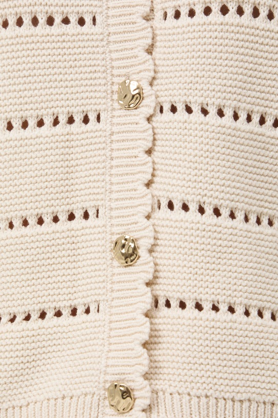 Medicine T-shirt swetrowy damski bawełniany RS26-TSD702 beżowy