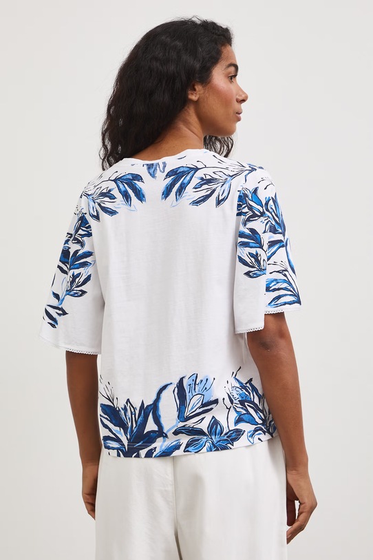 Oblečenie Tričko dámske bavlnené s motívom zeleniny RS26-TSD811 biela