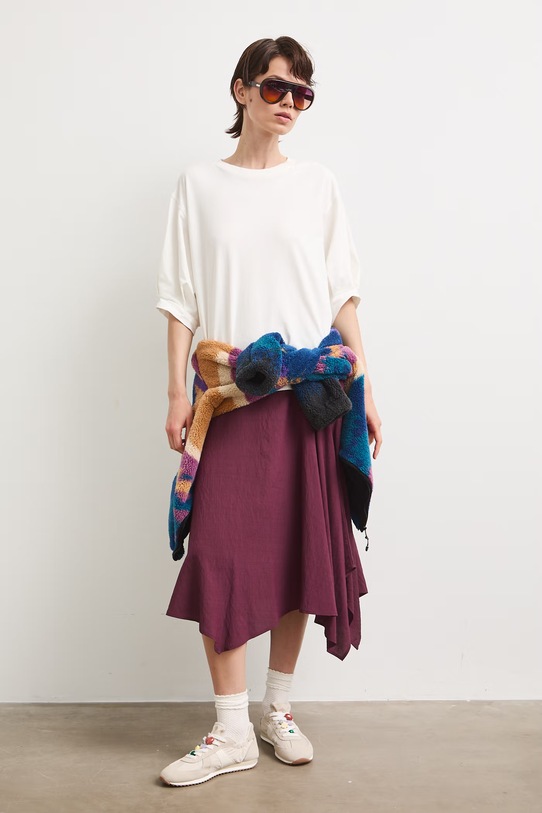 T-shirt damski bawełniany z elastanem RS26-TSD814 beżowy RS26