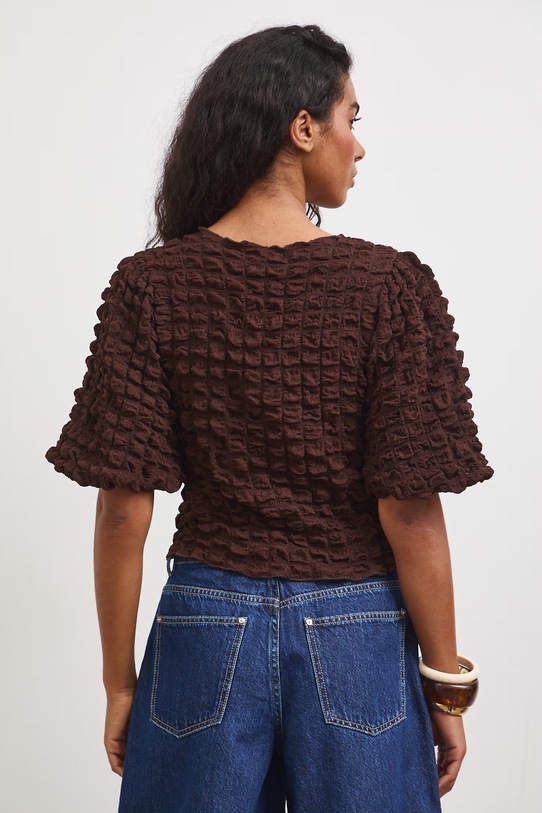 Odzież Medicine T-shirt damski RS26-TSD818 brązowy