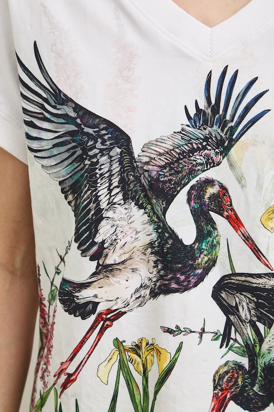 T-shirt oversize damski bawełniany z kolekcji Bieszczadzki Park Narodowy x Medicine RS26-TSD851