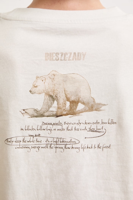 T-shirt damski bawełniany z kolekcji Bieszczadzki Park Narodowy x Medicine RS26-TSD852