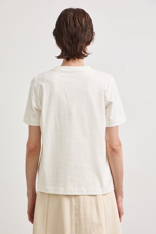 T-shirt damski bawełniany z kolekcji Bieszczadzki Park Narodowy x Medicine beżowy RS26-TSD854