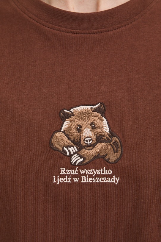 T-shirt damski bawełniany z kolekcji Bieszczadzki Park Narodowy x Medicine RS26-TSD854