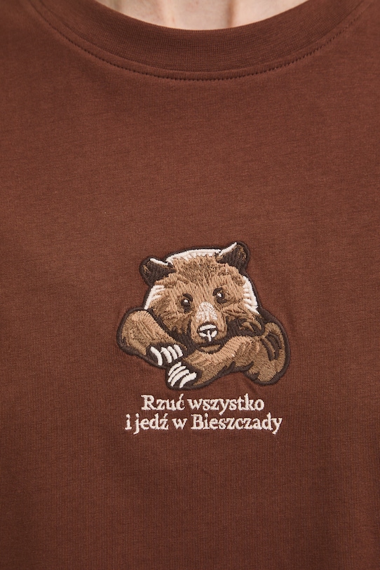 T-shirt damski bawełniany z kolekcji Bieszczadzki Park Narodowy x Medicine RS26-TSD854