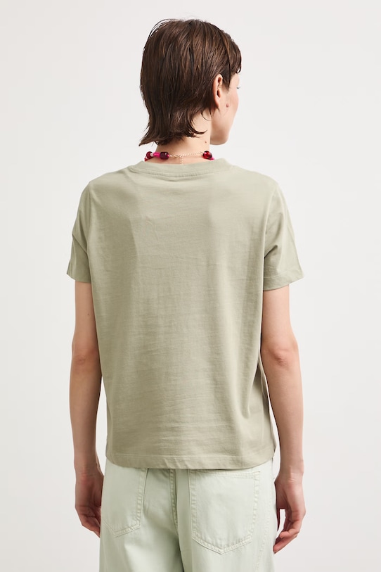 T-shirt damski bawełniany z kolekcji Bieszczadzki Park Narodowy x Medicine zielony RS26-TSD856