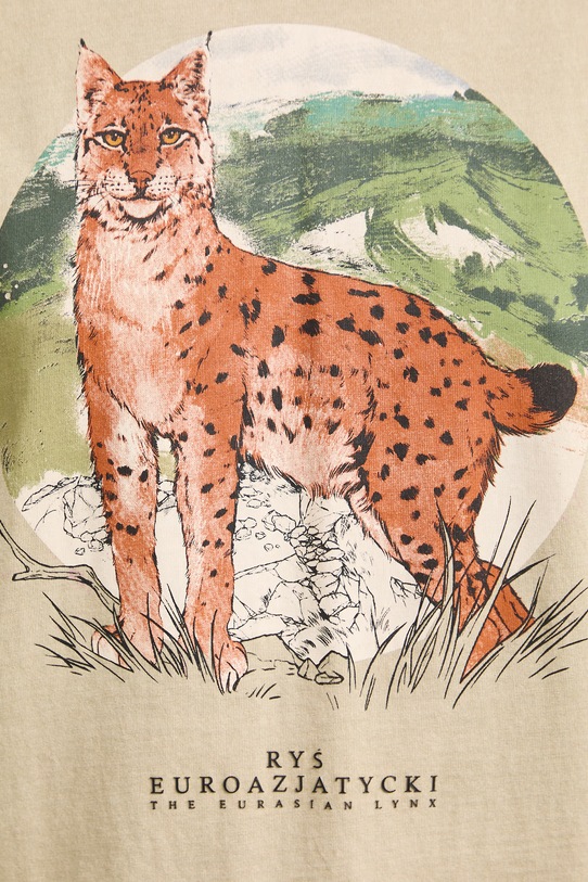 T-shirt damski bawełniany z kolekcji Bieszczadzki Park Narodowy x Medicine RS26-TSD857