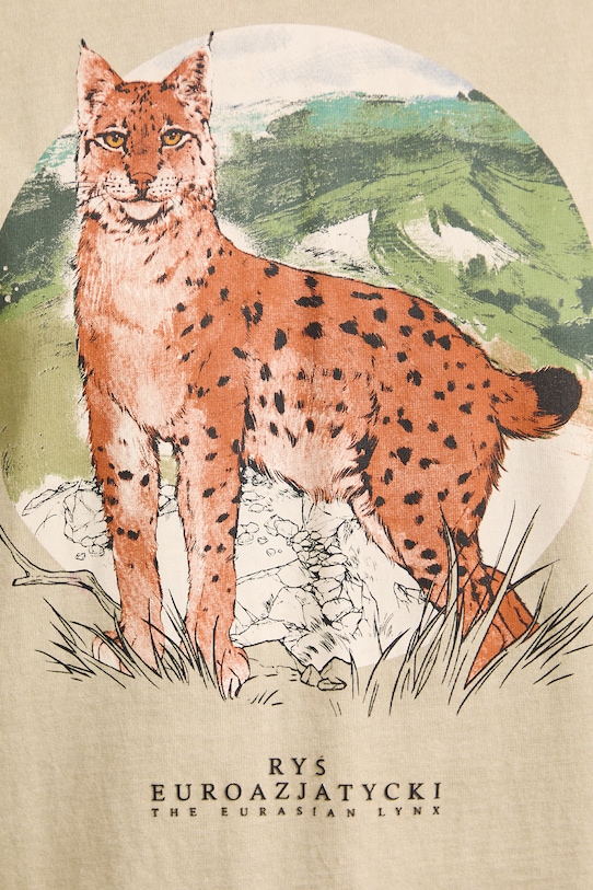 T-shirt damski bawełniany z kolekcji Bieszczadzki Park Narodowy x Medicine RS26-TSD857