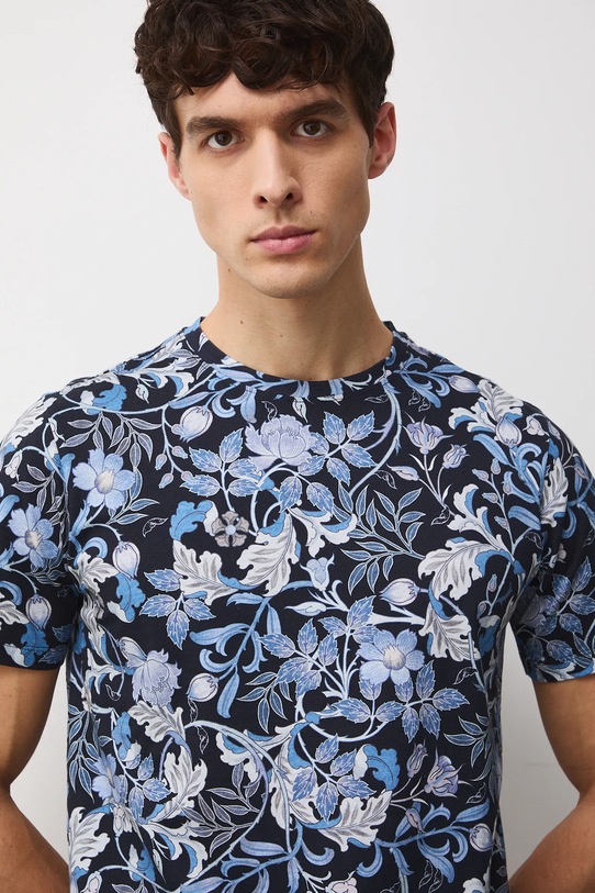 Medicine t-shirt bawełniany granatowy RS26-TSM010