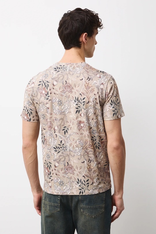 Odzież Medicine t-shirt bawełniany RS26-TSM010 beżowy