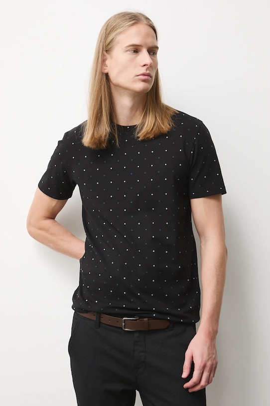 Medicine t-shirt wzorzyste czarny RS26-TSM020