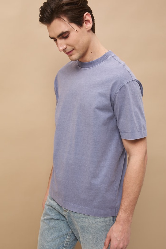 Medicine t-shirt bawełniany bawełna fioletowy RS26-TSM030