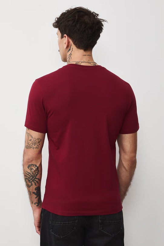 Odzież Medicine t-shirt RS26-TSM041 bordowy