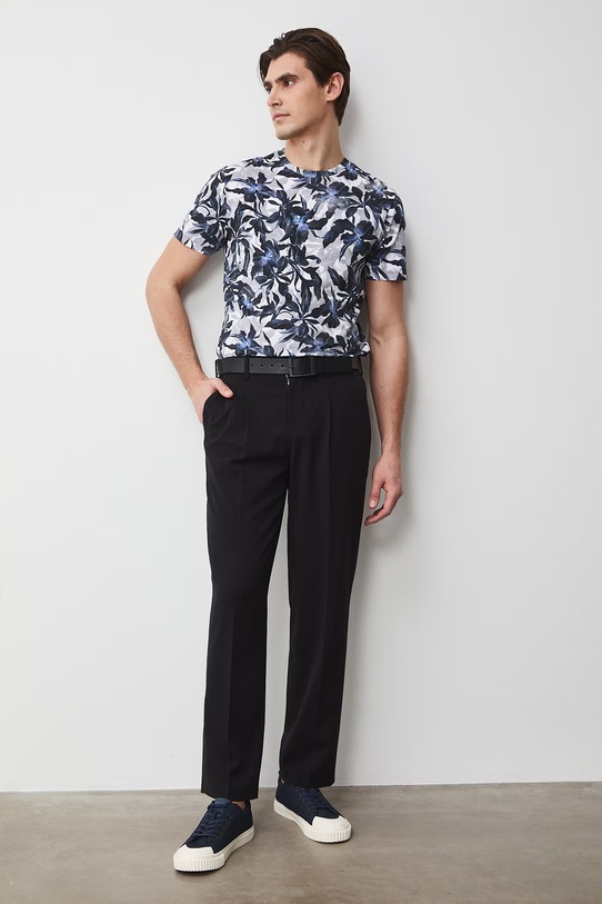 Medicine t-shirt męski bawełniany z elastanem RS26-TSM051 biały RS26