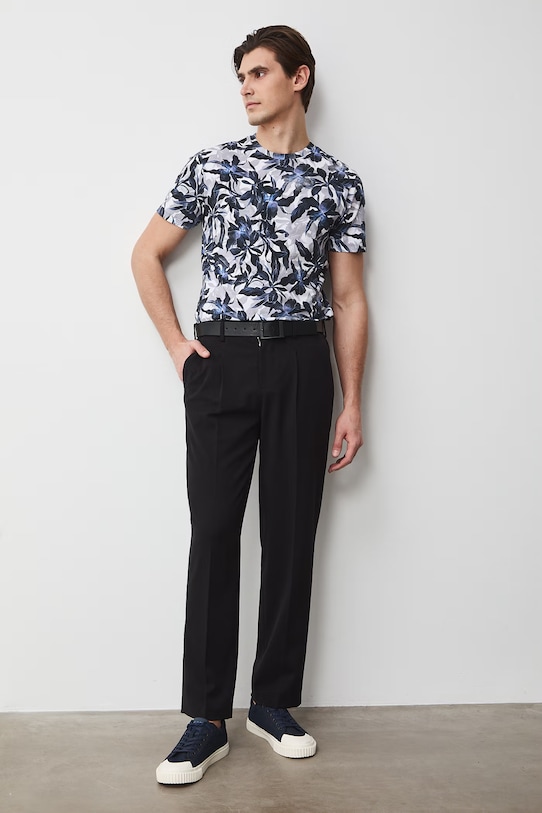 Medicine t-shirt męski bawełniany z elastanem RS26-TSM051 biały RS26