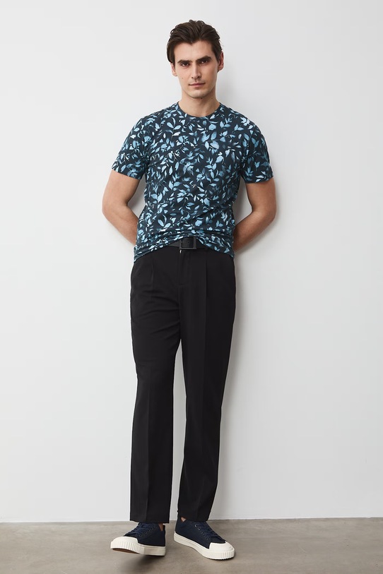 Medicine t-shirt męski bawełniany z elastanem RS26-TSM051 szary RS26