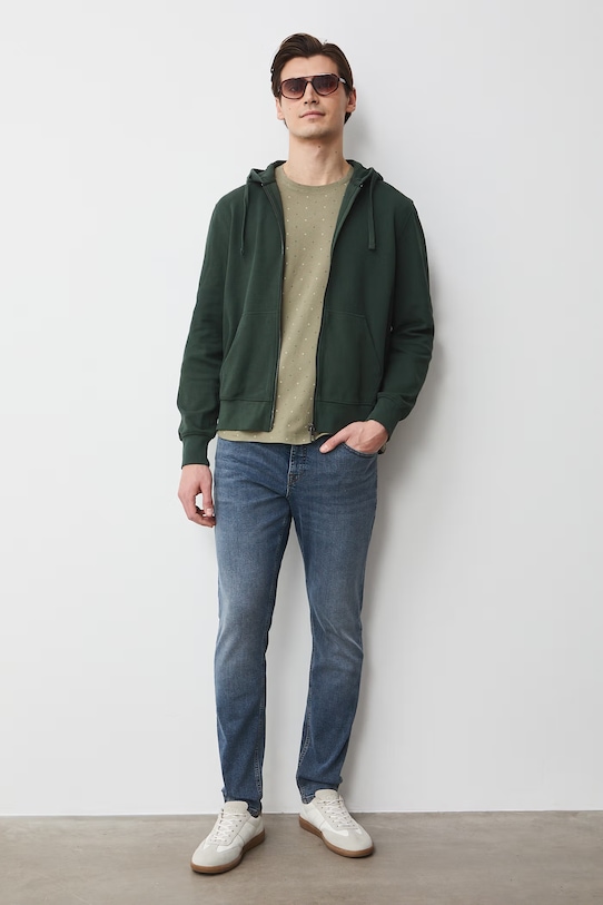 Medicine t-shirt męski bawełniany z elastanem RS26-TSM055 zielony RS26