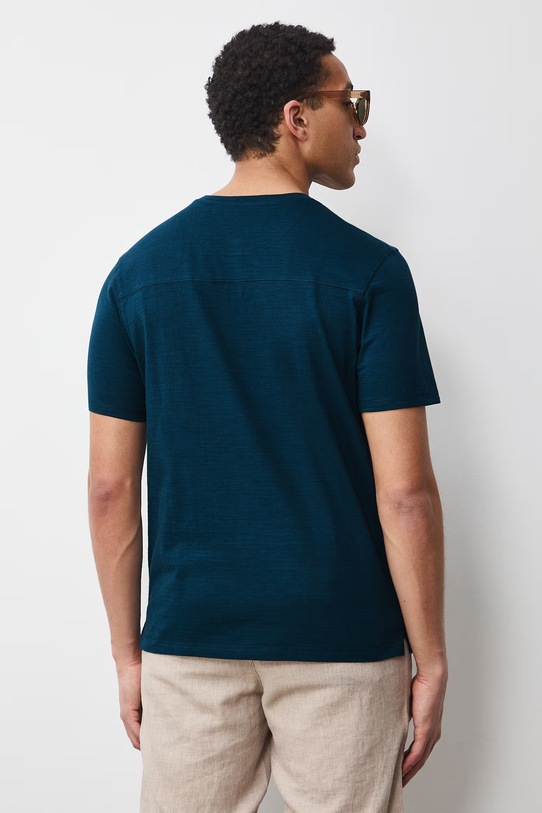 Odzież Medicine t-shirt męski bawełniany RS26-TSM060 turkusowy