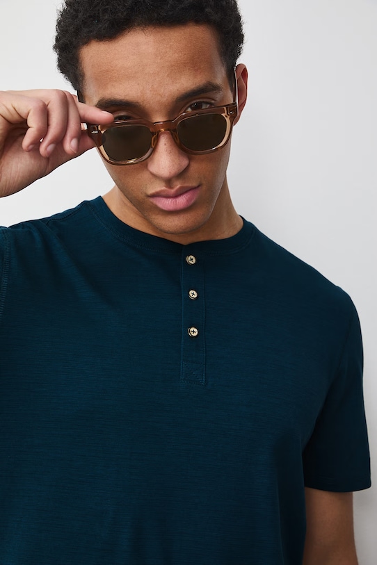 Medicine t-shirt męski bawełniany turkusowy RS26-TSM060