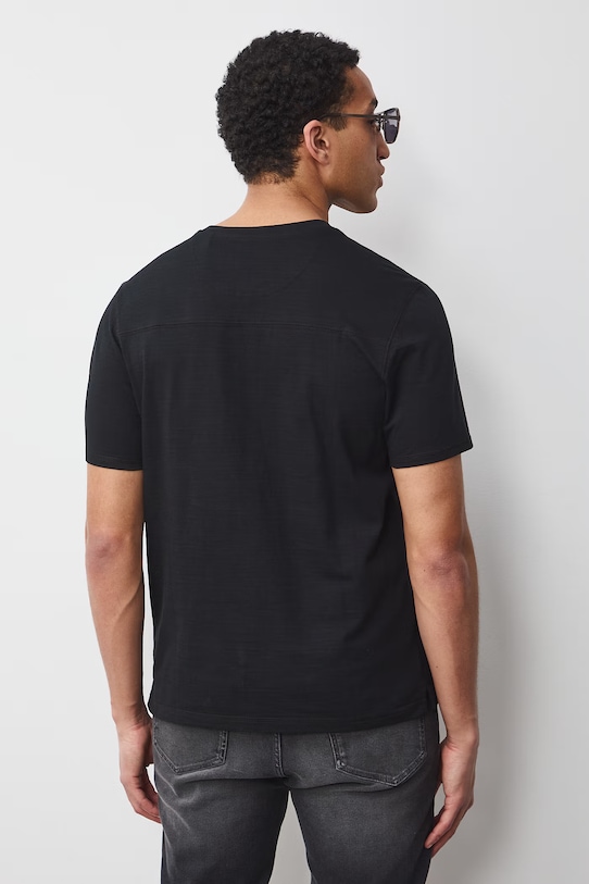 Odzież Medicine t-shirt męski bawełniany RS26-TSM060 czarny