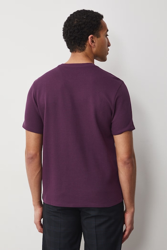 Odzież Medicine t-shirt męski bawełniany RS26-TSM061 fioletowy