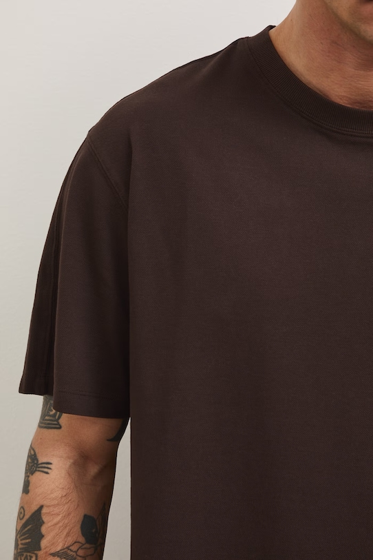 Tričko pánske bavlnené RS26-TSM080 hnedá