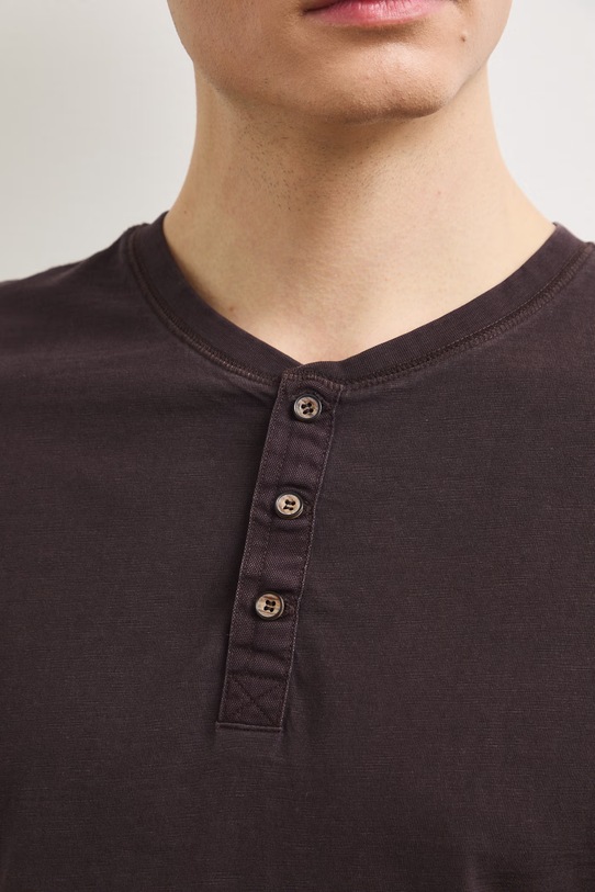 Medicine polo pánské bavlněné RS26-TSM090 hnědá