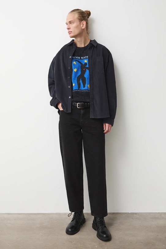 Odzież Medicine t-shirt bawełniany RS26-TSM251 czarny