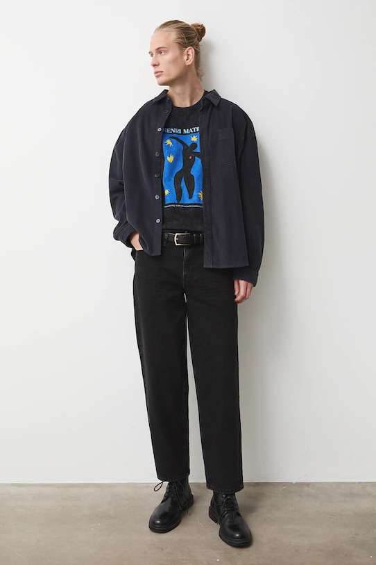 Abbigliamento Medicine t-shirt in cotone RS26-TSM251 nero