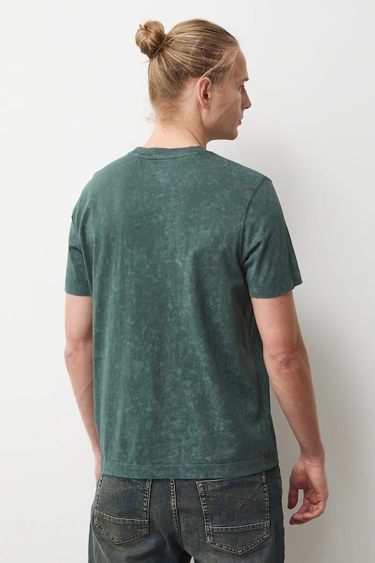 T-shirt bawełniany męski z kolekcji Eviva L'arte zielony RS26-TSM253