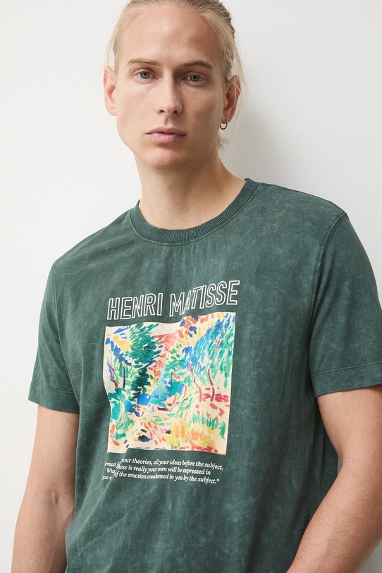 Medicine t-shirt bawełniany RS26-TSM253 zielony