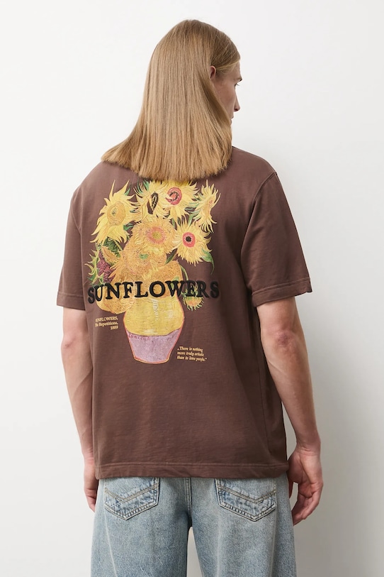 Medicine t-shirt marrone RS26-TSM254