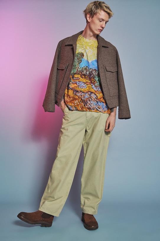 T-shirt męski z kolekcji Eviva L'arte RS26-TSM257 multicolor RS26